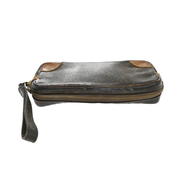 LOUIS VUITTON Marly Dragonne PM Clutch Hand Bag Monogram Leather M51827 01KB420 - Picture 5 of 13